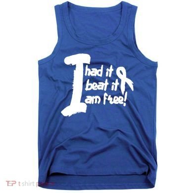 Lung Cancer Fight Cancer Ribbon Gift Tank Top