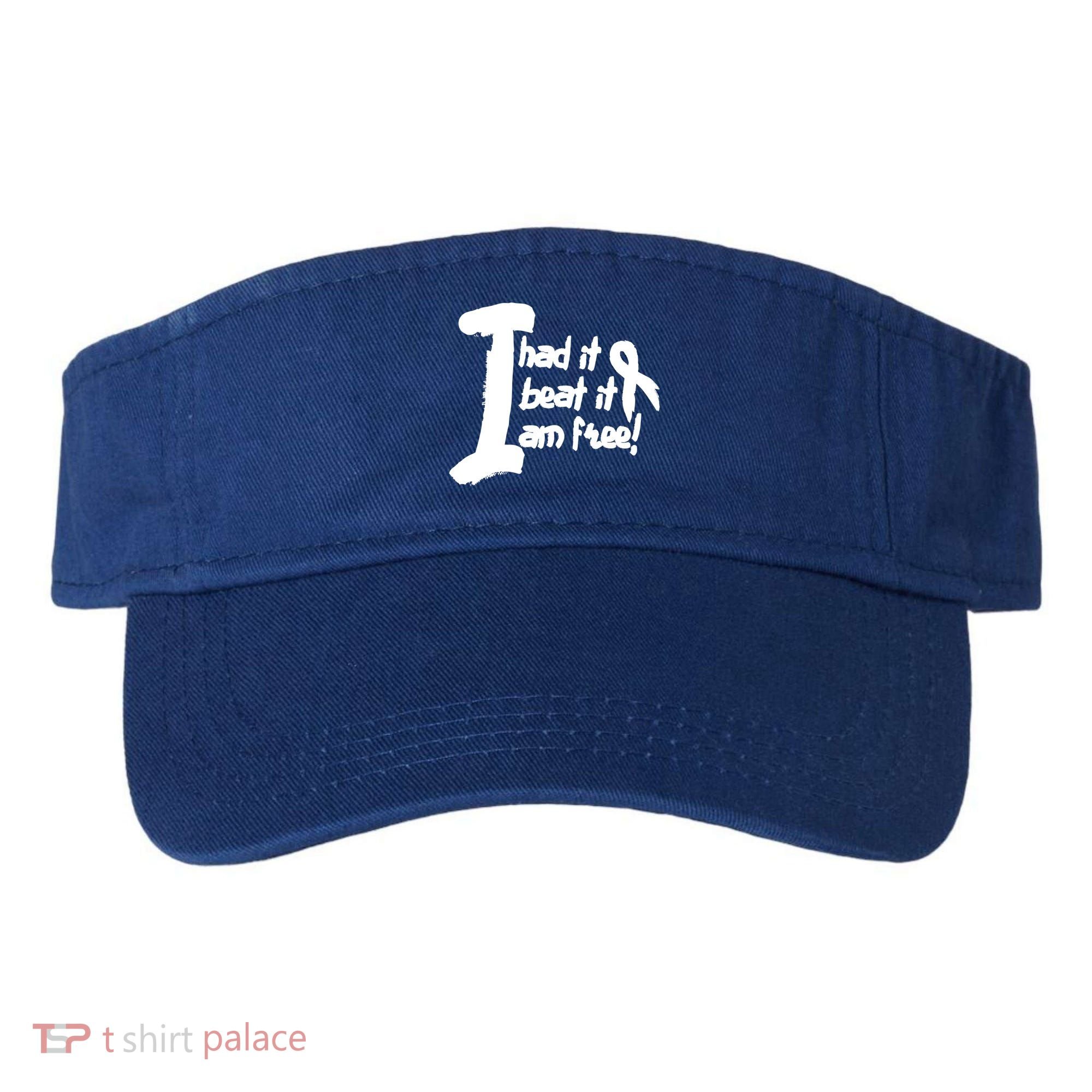 Lung Cancer Fight Cancer Ribbon Gift Visor