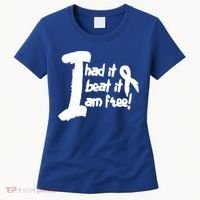 Lung Cancer Fight Cancer Ribbon Gift Women's T-Shirt thumb 0