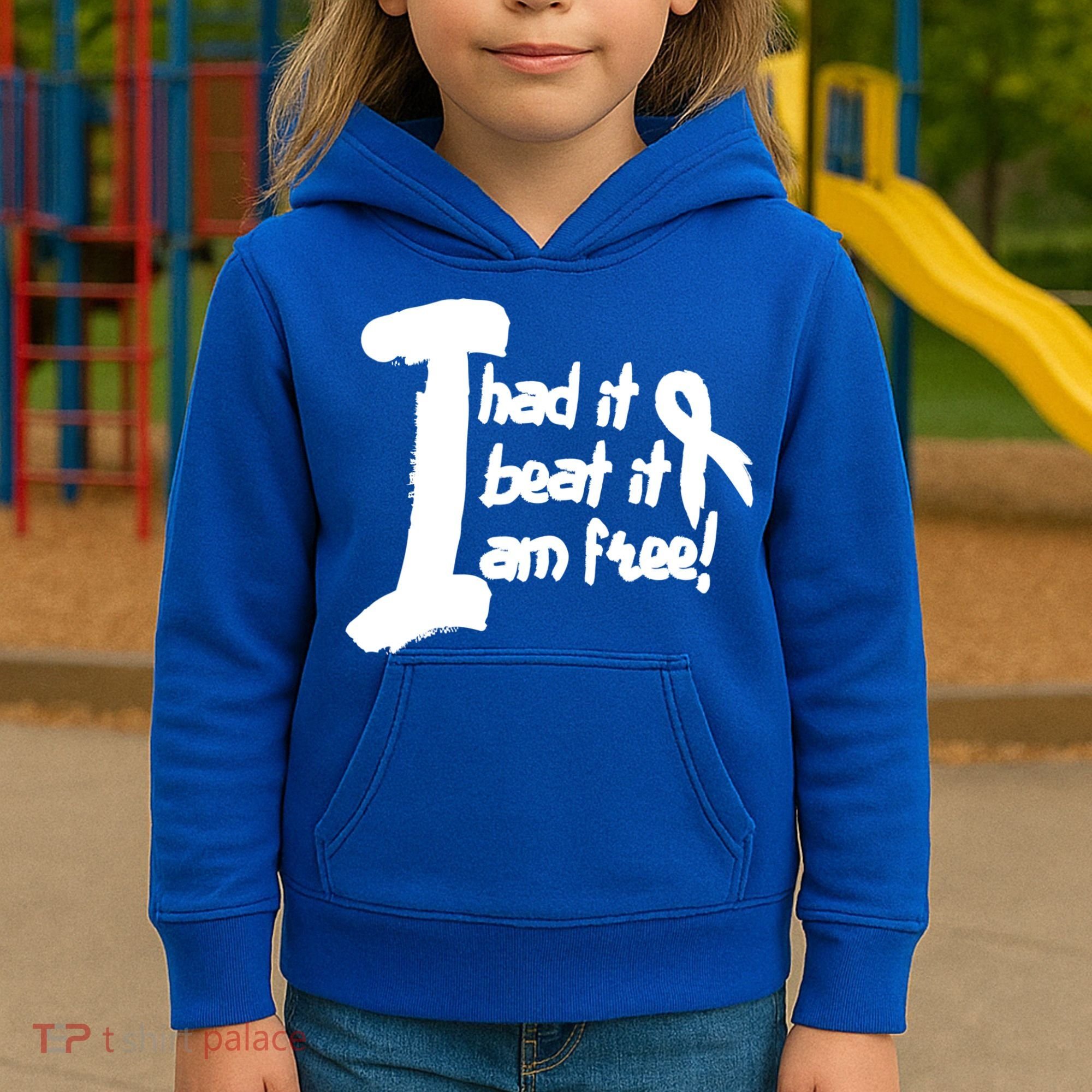 Lung Cancer Fight Cancer Ribbon Gift Kids Hoodie