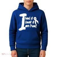 Lung Cancer Fight Cancer Ribbon Gift Kids Hoodie thumb 4
