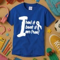 Lung Cancer Fight Cancer Ribbon Gift Kids T-Shirt thumb 3