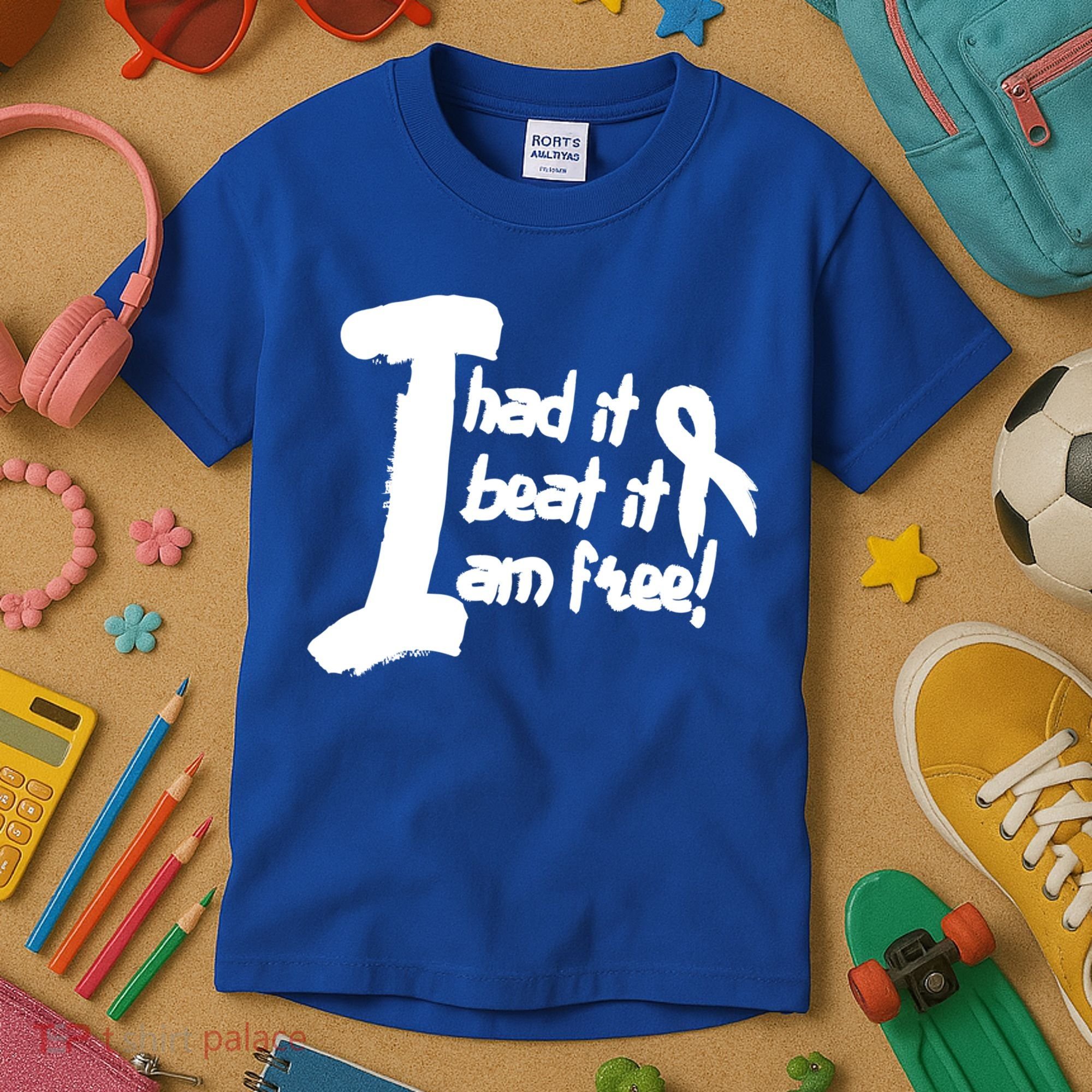 Lung Cancer Fight Cancer Ribbon Gift Kids T-Shirt