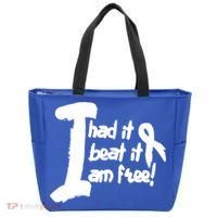 Lung Cancer Fight Cancer Ribbon Gift Tote Bag thumb 0