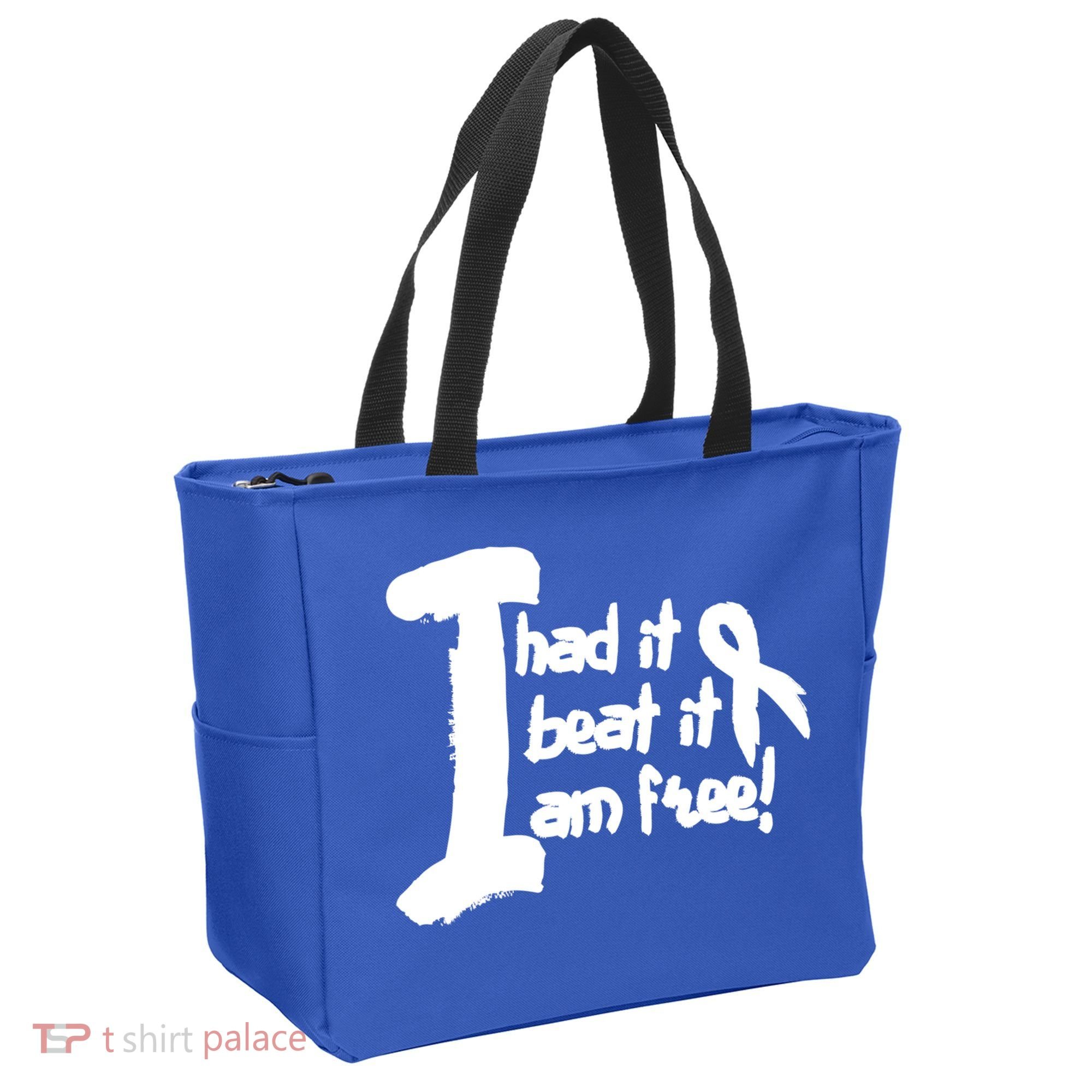 Lung Cancer Fight Cancer Ribbon Gift Tote Bag