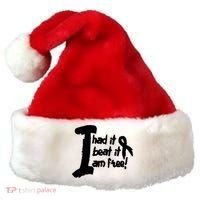Lung Cancer Fight Cancer Ribbon Gift Santa Hat thumb 0