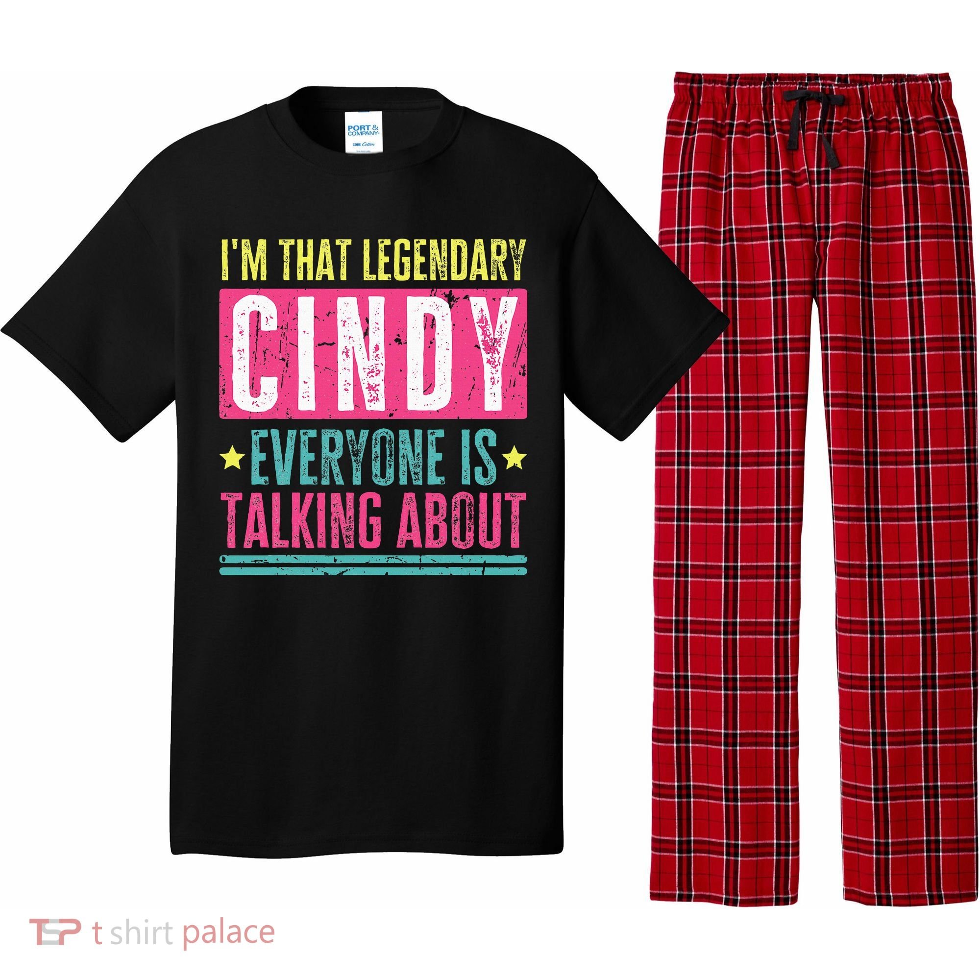 Legendary Cindy First Name Pajama Set