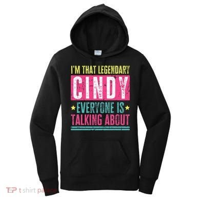 Legendary Cindy First Name Women's Hoodie