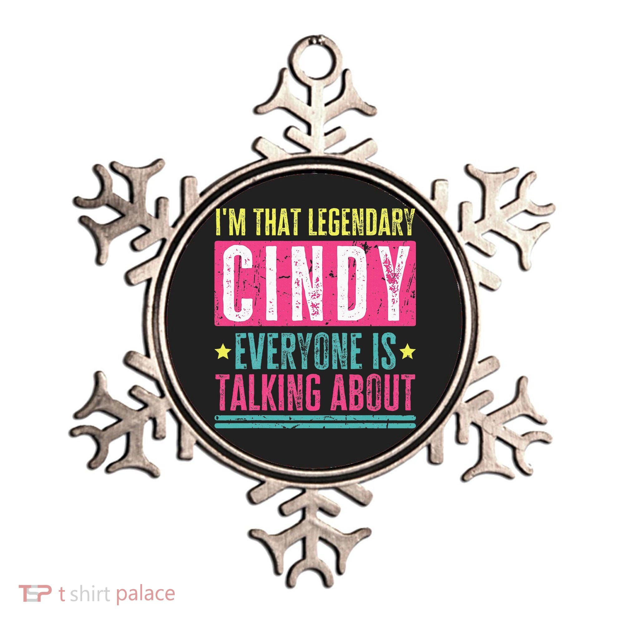 Legendary Cindy First Name Ornament