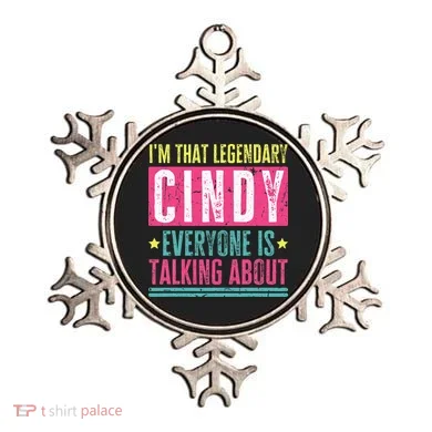 Legendary Cindy First Name Ornament