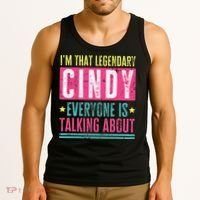 Legendary Cindy First Name Tank Top thumb 3