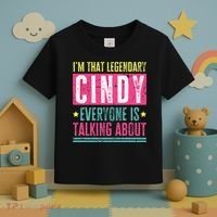 Legendary Cindy First Name Toddler T-Shirt thumb 3
