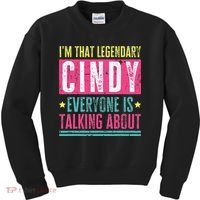 Legendary Cindy First Name Kids Sweatshirt thumb 0