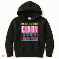 Legendary Cindy First Name Kids Hoodie thumb 0