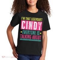 Legendary Cindy First Name Kids T-Shirt thumb 2