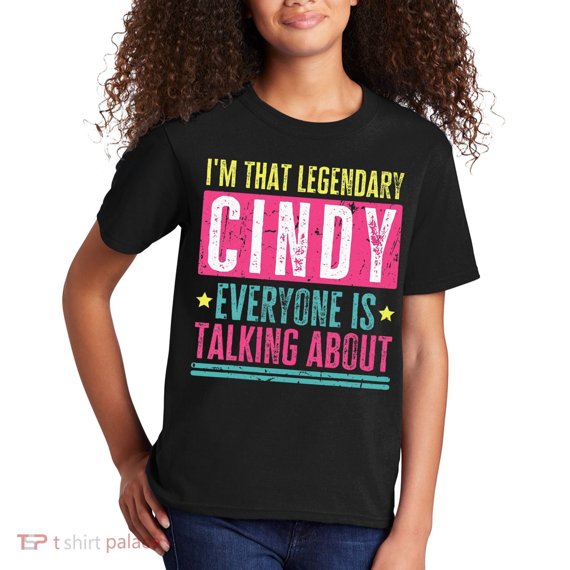Legendary Cindy First Name Kids T-Shirt