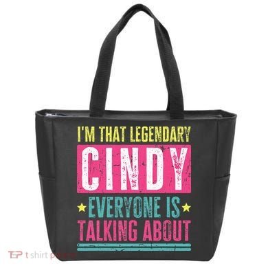 Legendary Cindy First Name Tote Bag