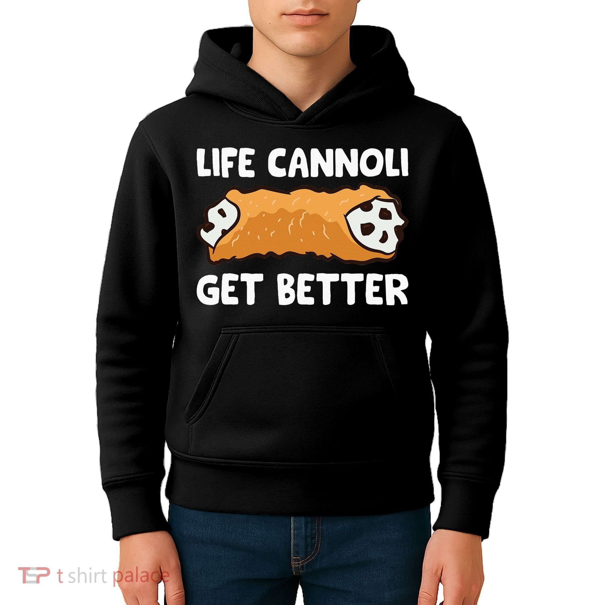 Life Cannoli Get Better Kids Hoodie
