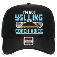 Lacrosse Coach Gift Lax Sticks Funny Coach Voice Hat thumb 0