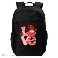 Love Cute Gnome Valentines Day Heart Backpack thumb 0