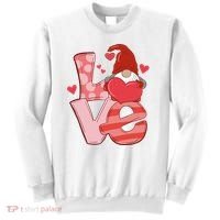 Love Cute Gnome Valentines Day Heart Sweatshirt thumb 0