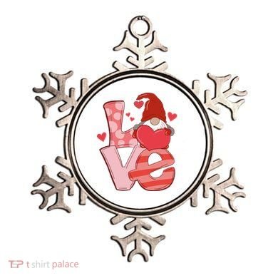 Love Cute Gnome Valentines Day Heart Ornament