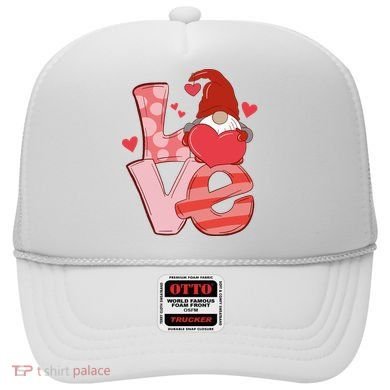 Love Cute Gnome Valentines Day Heart Hat