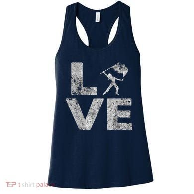 Love Color Guard Winter Guard Distressed Women's Tank Top