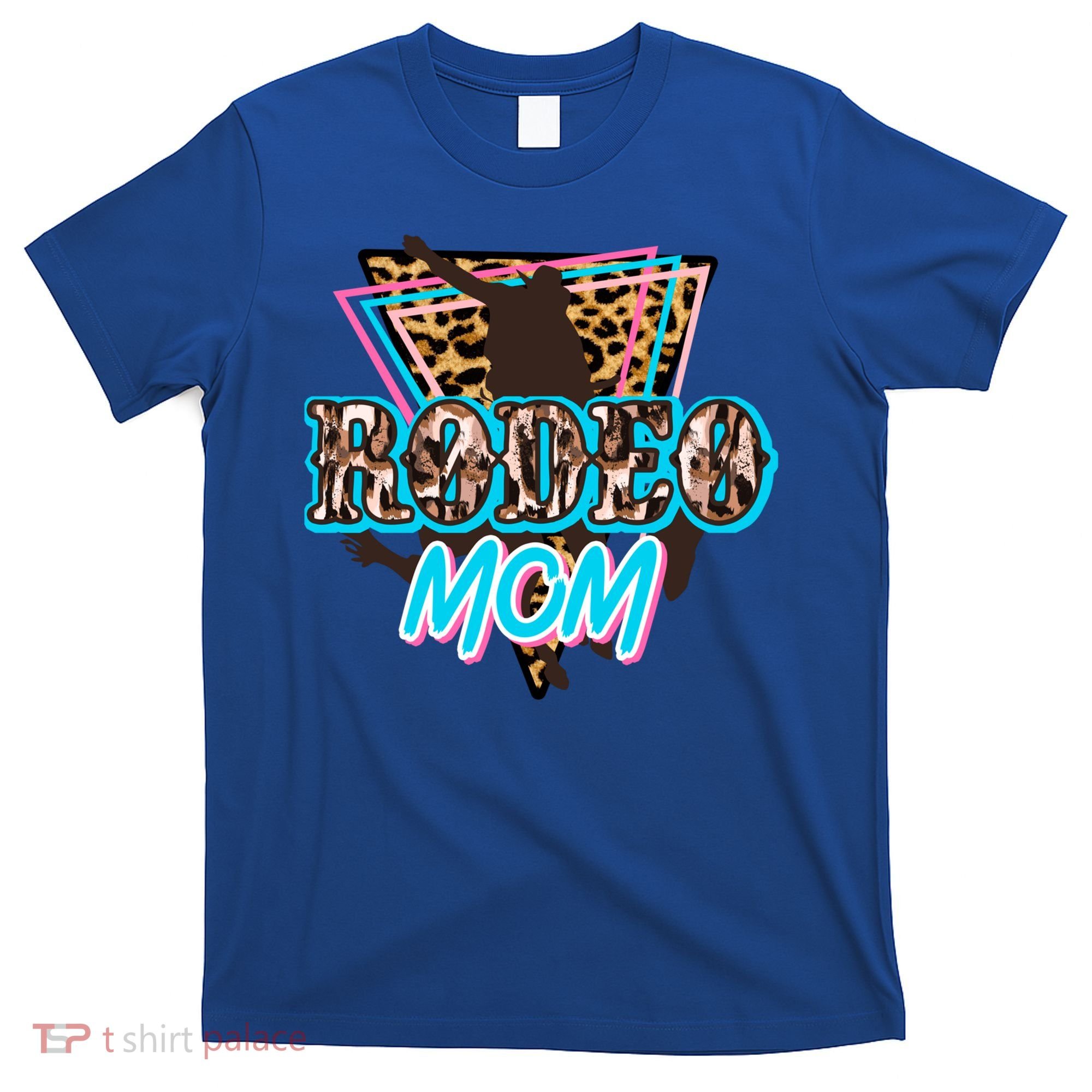 Leopard Cowgirl Horsing Rodeo Mom Western Country Cowboy Gift T-Shirt