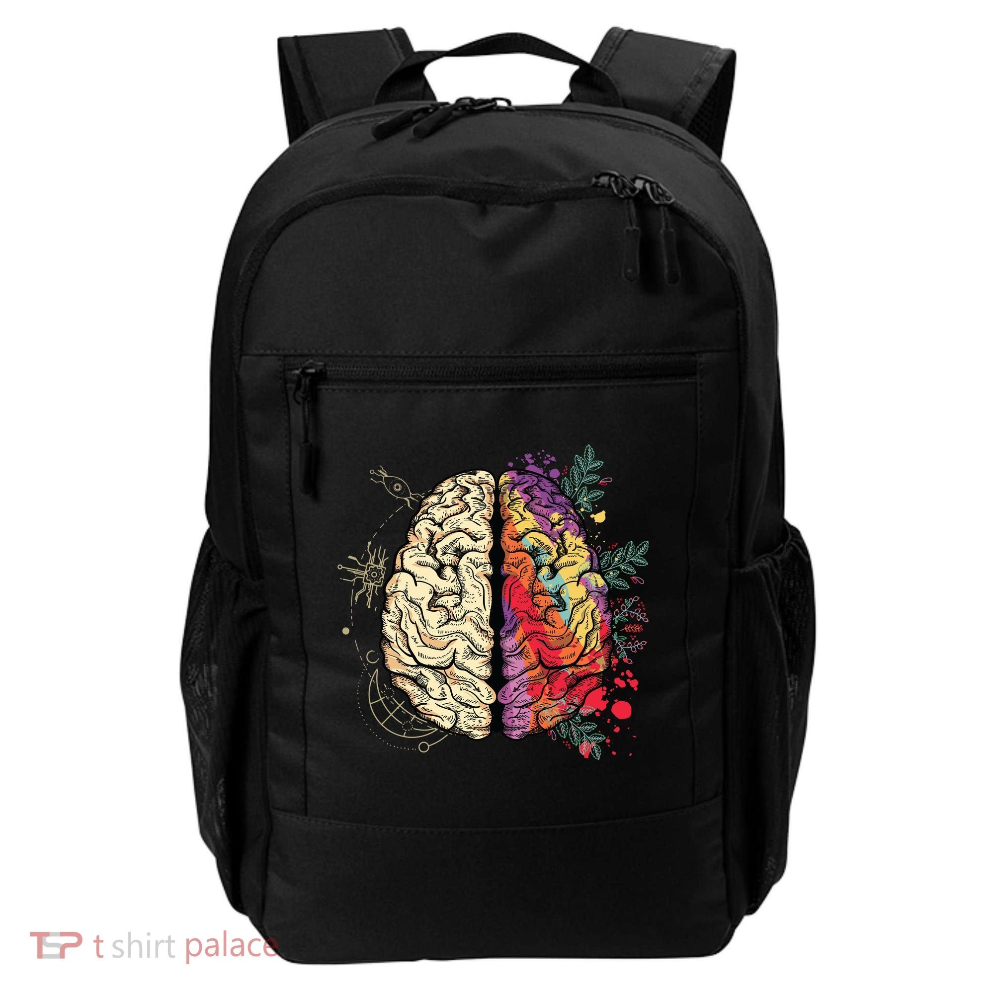 Logical Creative Human Brain Backpack