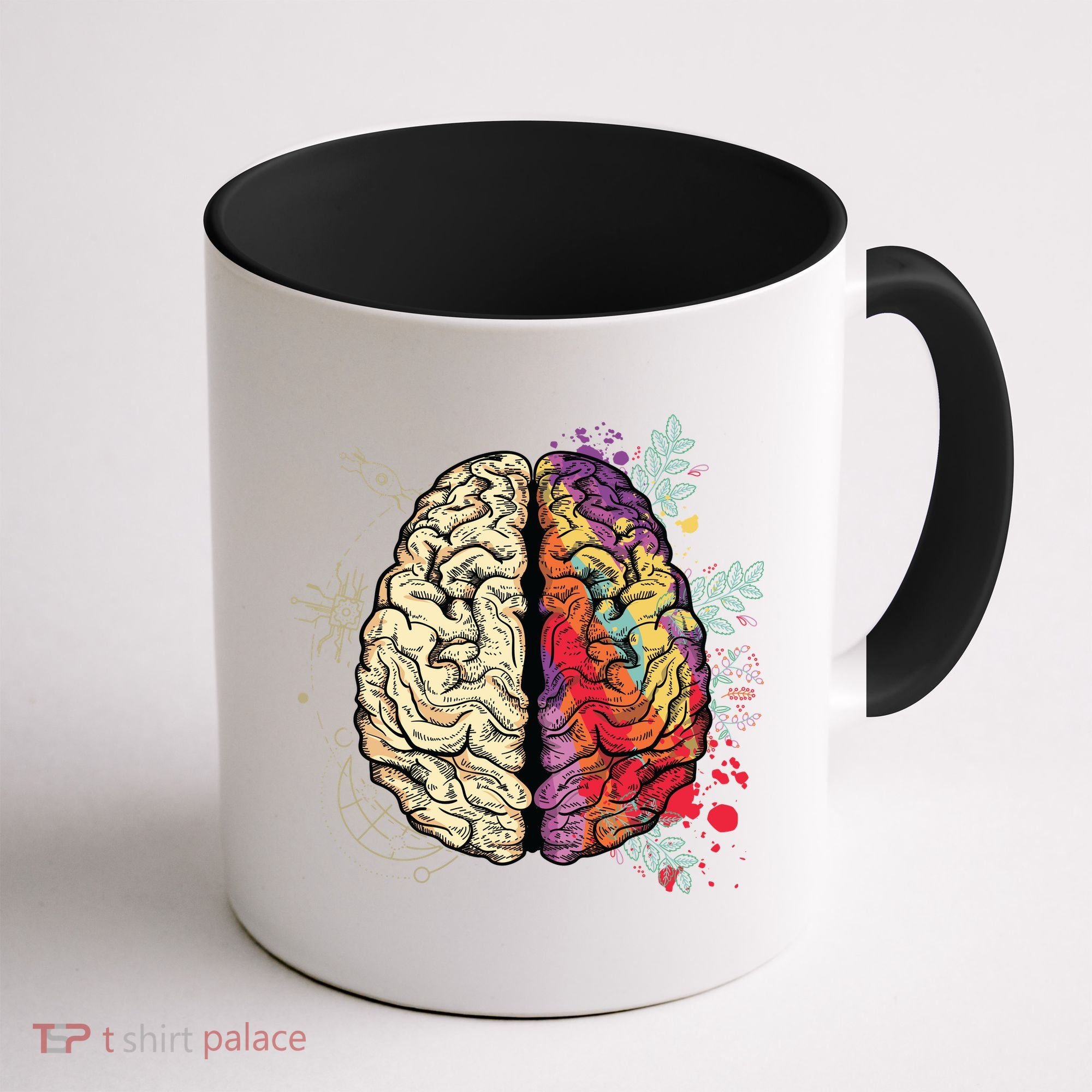 Logical Creative Human Brain Coffee Mug