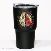 Logical Creative Human Brain Tumbler thumb 0
