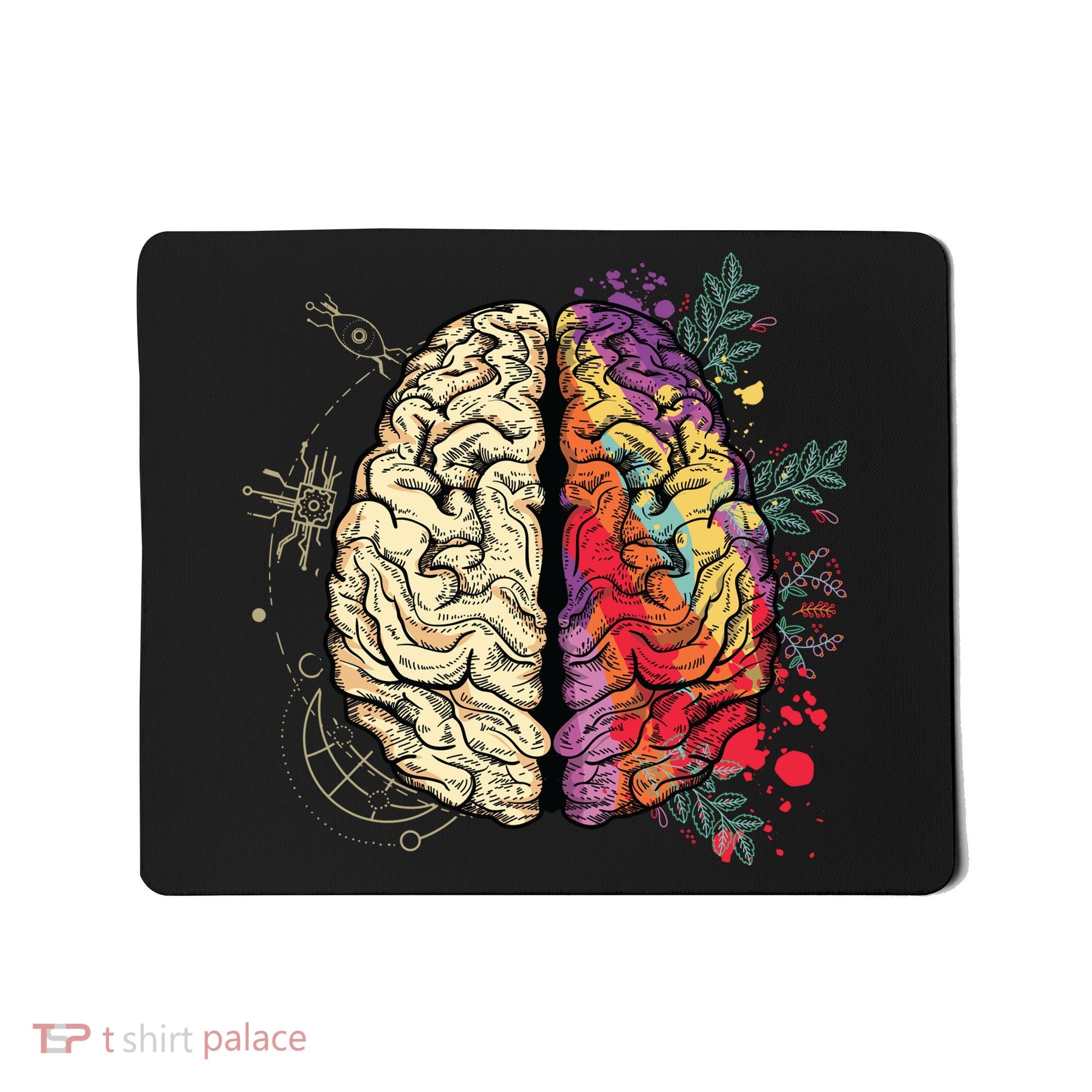 Logical Creative Human Brain Mousepad