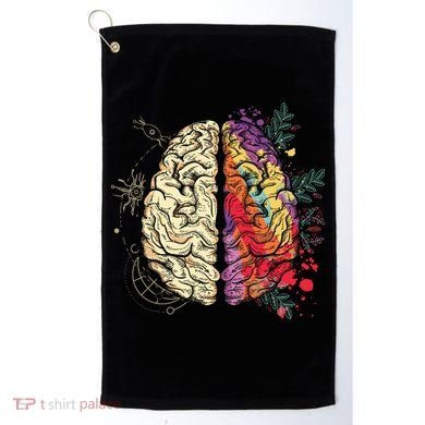 Logical Creative Human Brain Golf Towel