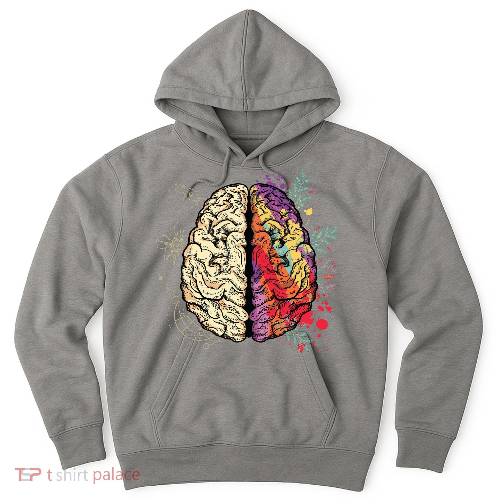 Logical Creative Human Brain Hoodie