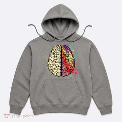 Logical Creative Human Brain Hoodie