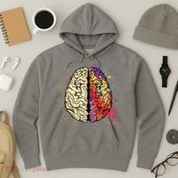 Logical Creative Human Brain Hoodie thumb 3