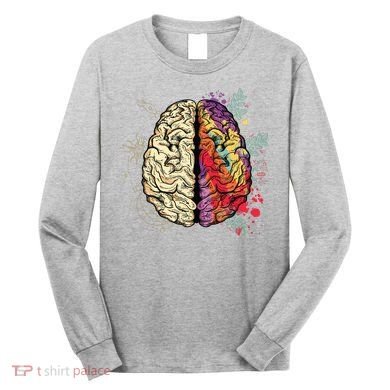 Logical Creative Human Brain Long Sleeve Shirt