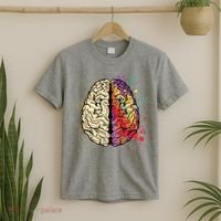 Logical Creative Human Brain T-Shirt thumb 2