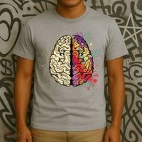 Logical Creative Human Brain T-Shirt thumb 3