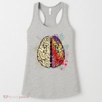 Logical Creative Human Brain Women's Tank Top thumb 0