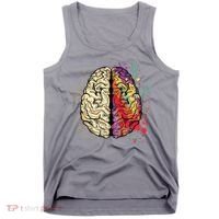 Logical Creative Human Brain Tank Top thumb 0