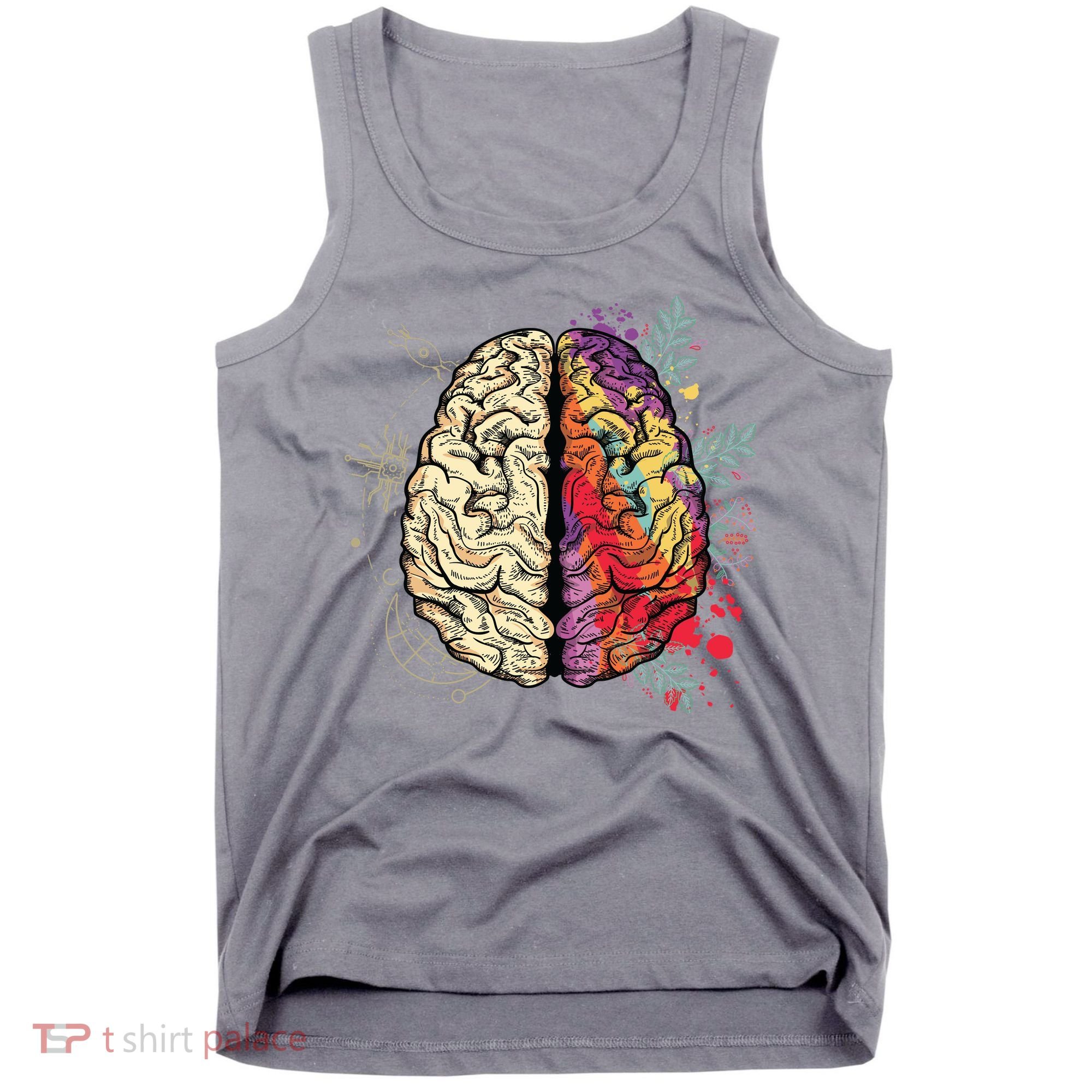 Logical Creative Human Brain Tank Top