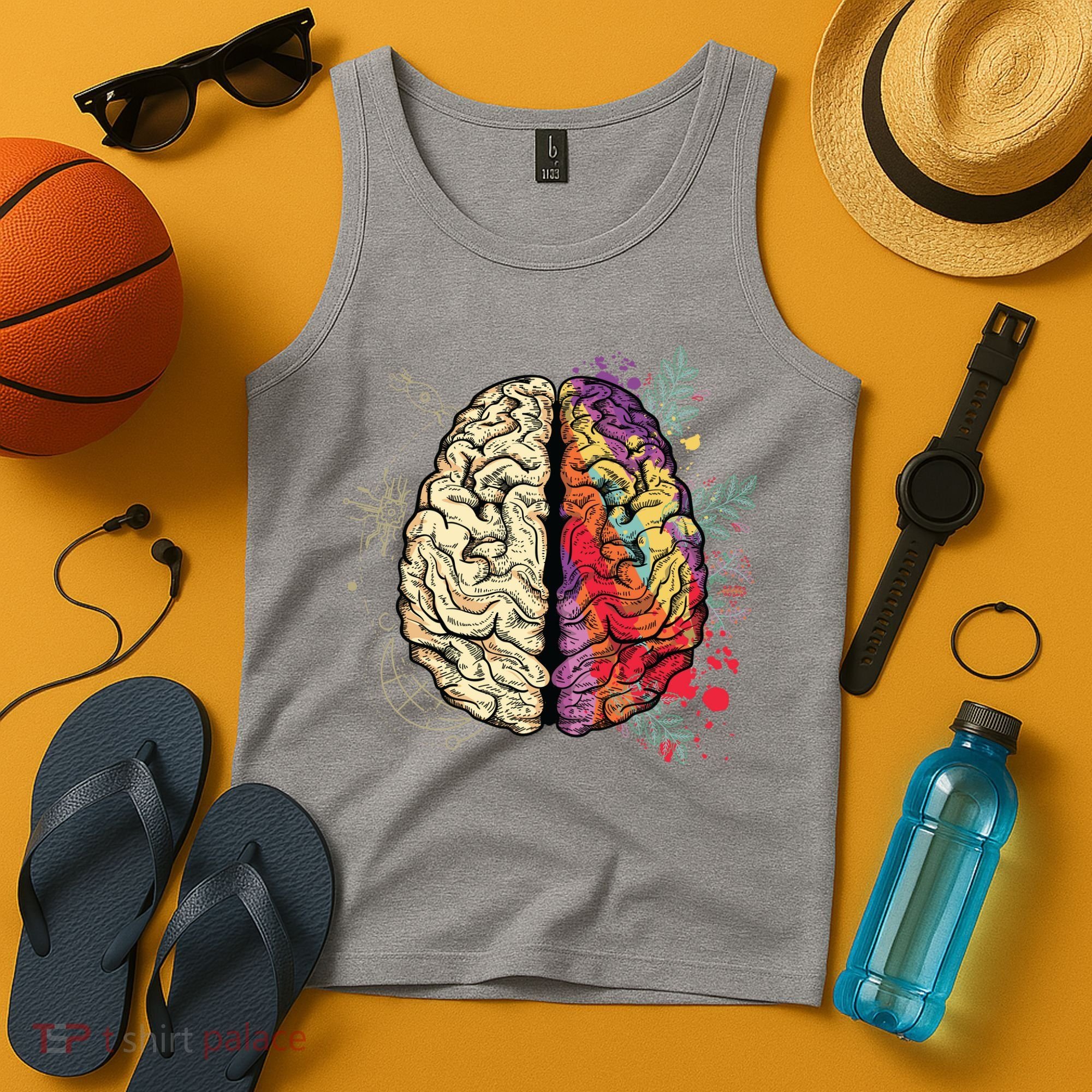 Logical Creative Human Brain Tank Top