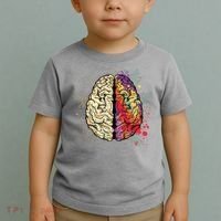 Logical Creative Human Brain Toddler T-Shirt thumb 2