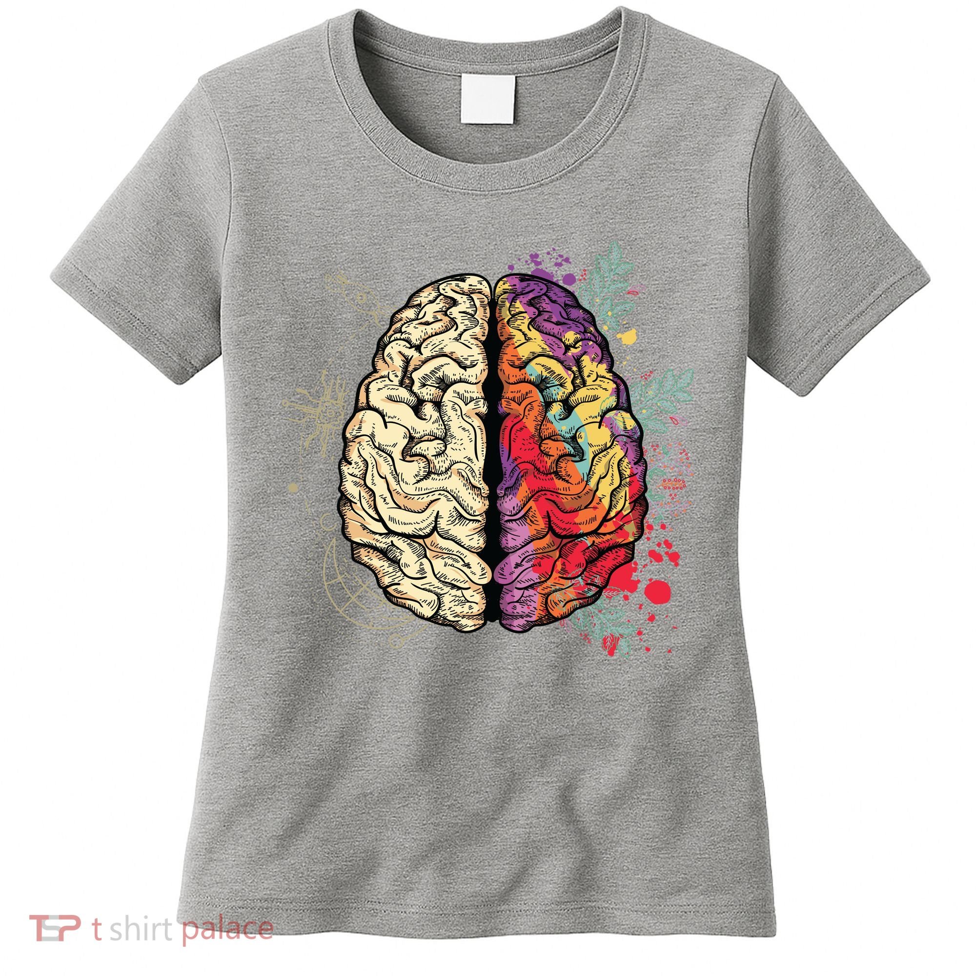Logical Creative Human Brain Women's T-Shirt
