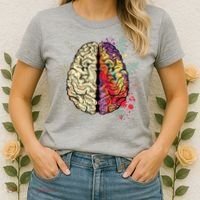 Logical Creative Human Brain Women's T-Shirt thumb 2