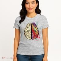 Logical Creative Human Brain Women's T-Shirt thumb 4