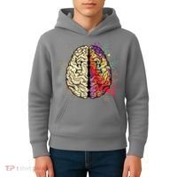 Logical Creative Human Brain Kids Hoodie thumb 4