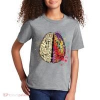Logical Creative Human Brain Kids T-Shirt thumb 2